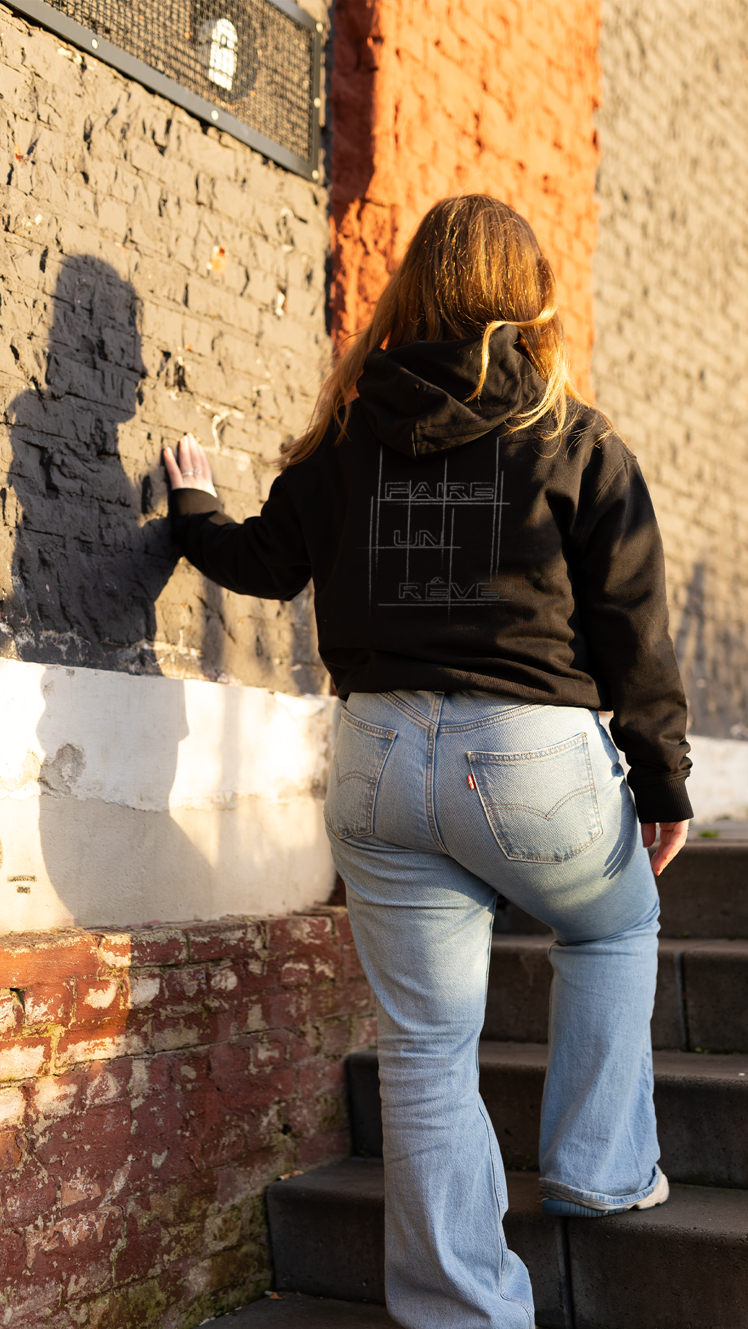 FAIRE UN REVE HOODIE Stripes black