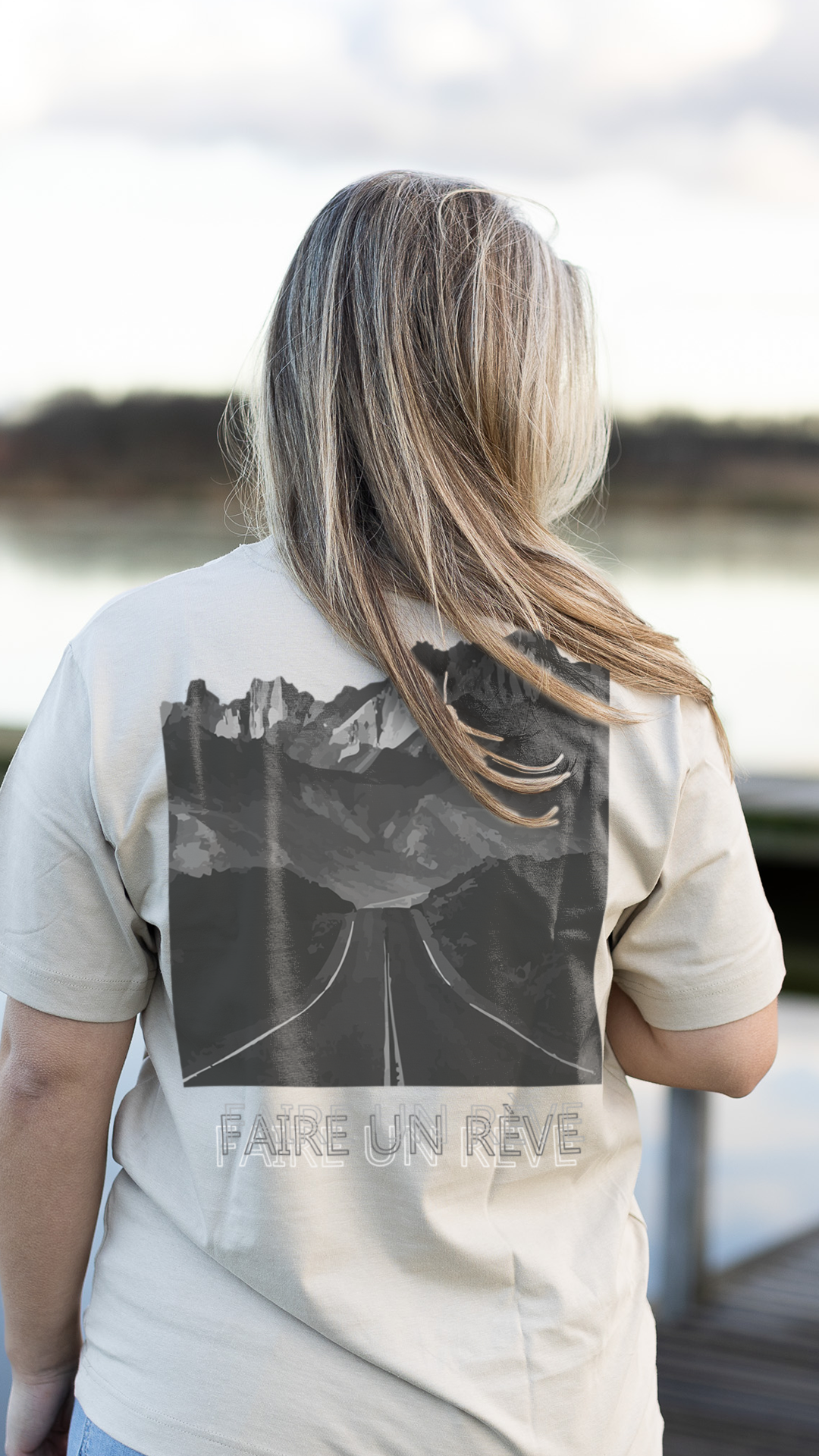 FAIRE UN REVE T-SHIRT Mountain Beige