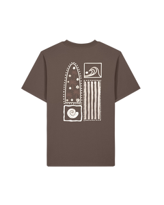 Palm Tree T-Shirt (Mocha) - Mocha