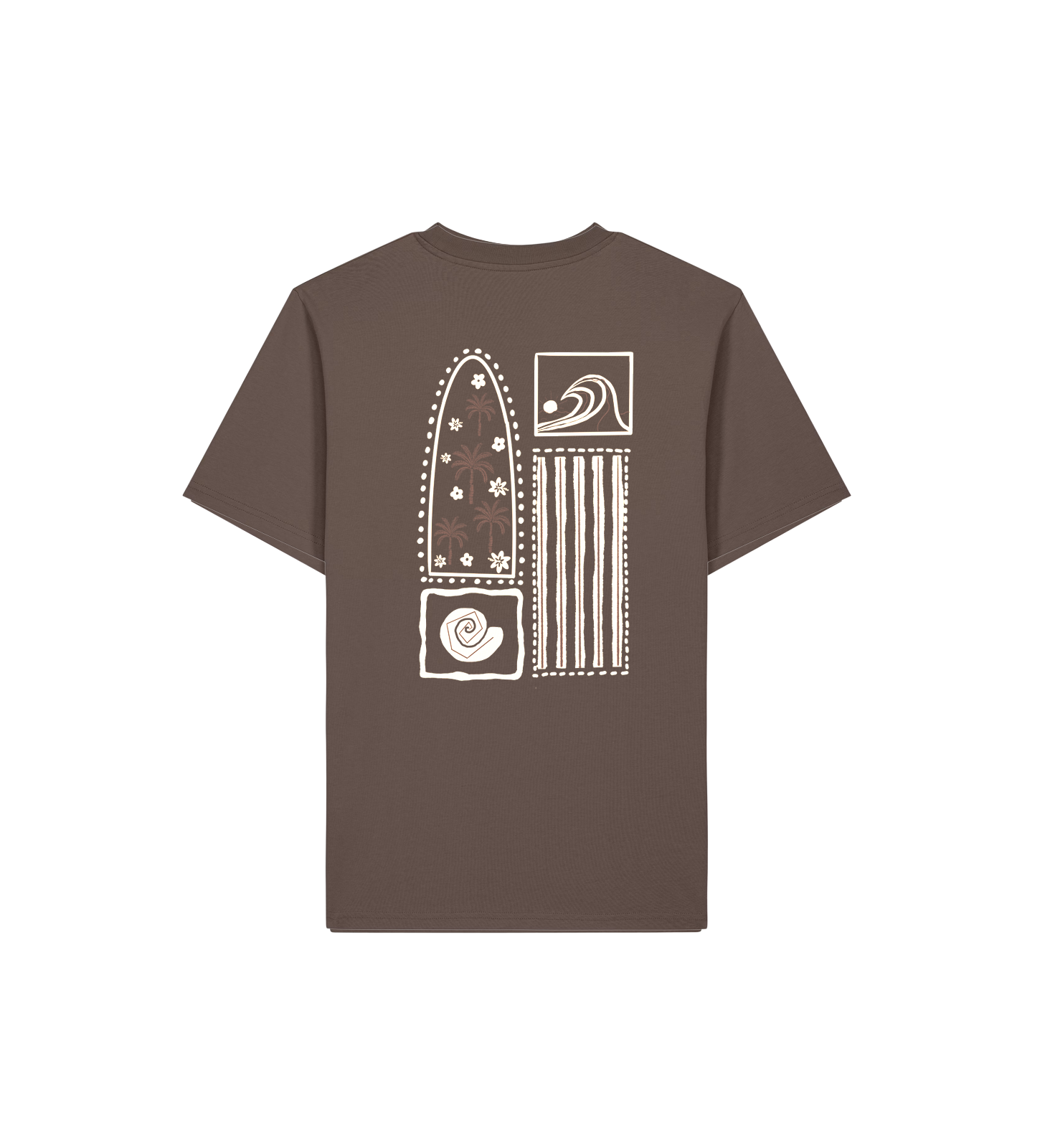 Palm Tree T-Shirt (Mocha)